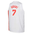 B.Nets #7 Kevin Durant 2022-23 Swingman Jersey White  Classic Edition Stitched American Basketball Jersey