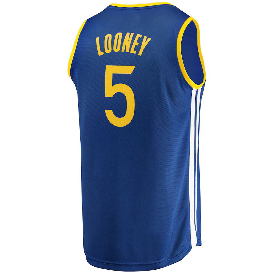 G.State Warriors #5 Kevon Looney Supporters Branded 2022-23 Fast Break Replica Player Jersey Icon Blue Stitched American Basketball Jersey