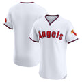 Los Angeles Angels Alternate Vapor Premier Elite Patch Jersey - White Stitched Baseball Jersey