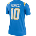 LA.Chargers #10 Justin Herbert Powder Blue Legend Jersey Stitched American Football Jerseys
