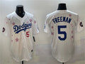 Los Angeles Dodgers #5 Freddie Freeman White 2025 Tokyo Series Limited Stitched Baseball Jersey