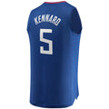 LA.Clippers #5 Luke Kennard Supporters Branded 202-22 Fast Break Replica Jersey Icon Edition Royal Stitched American Basketball Jersey