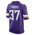 MN.Vikings #37 Tavierre Thomas Purple Team Game Stitched American Football Jerseys