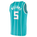 C.Hornets #5 Mark Williams Supporters Branded 2022 Draft First Round Pick Fast Break Replica Player Jersey Icon Edition Teal Stitched American Basketball Jersey