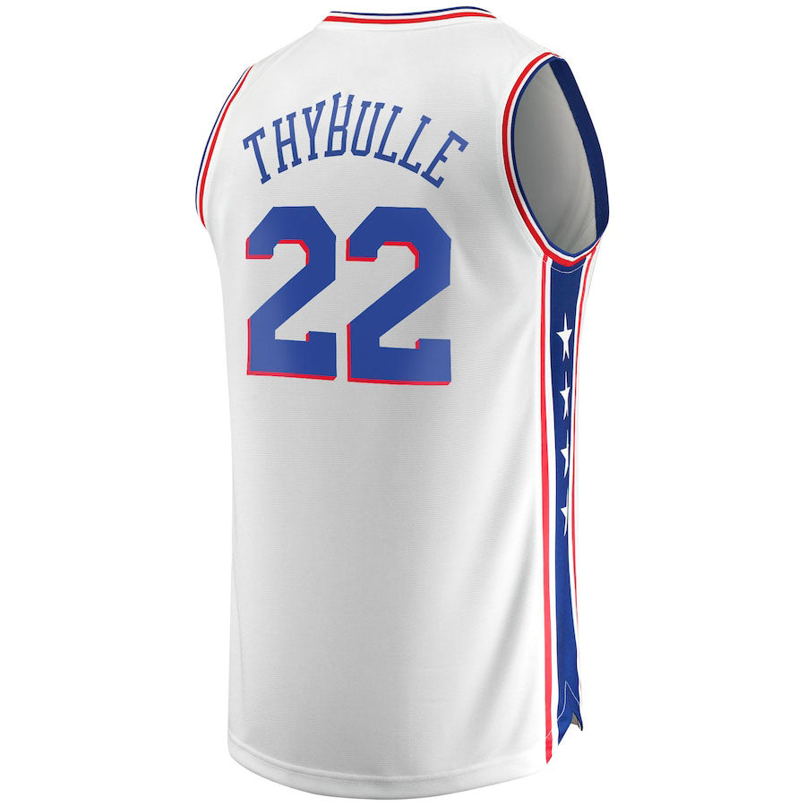 PH.76ers #22 Matisse Thybulle Supporters Branded 2022-23 Fast Break Replica Jersey White Association Edition Stitched American Basketball Jersey
