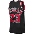 C.Bulls #23 Michael Jordan Mitchell & Ness 1997-98 Hardwood Classics Authentic Player Jersey Black Stitched American Basketball Jersey