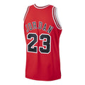 C.Bulls #23 Michael Jordan Mitchell & Ness 1997-98 Hardwood Classics Authentic Player Jersey  Red Stitched American Basketball Jersey