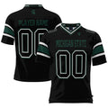 Custom M.State Spartans ProSphere NIL Pick-A-Player Black Football Jersey American Stitched College Jerseys