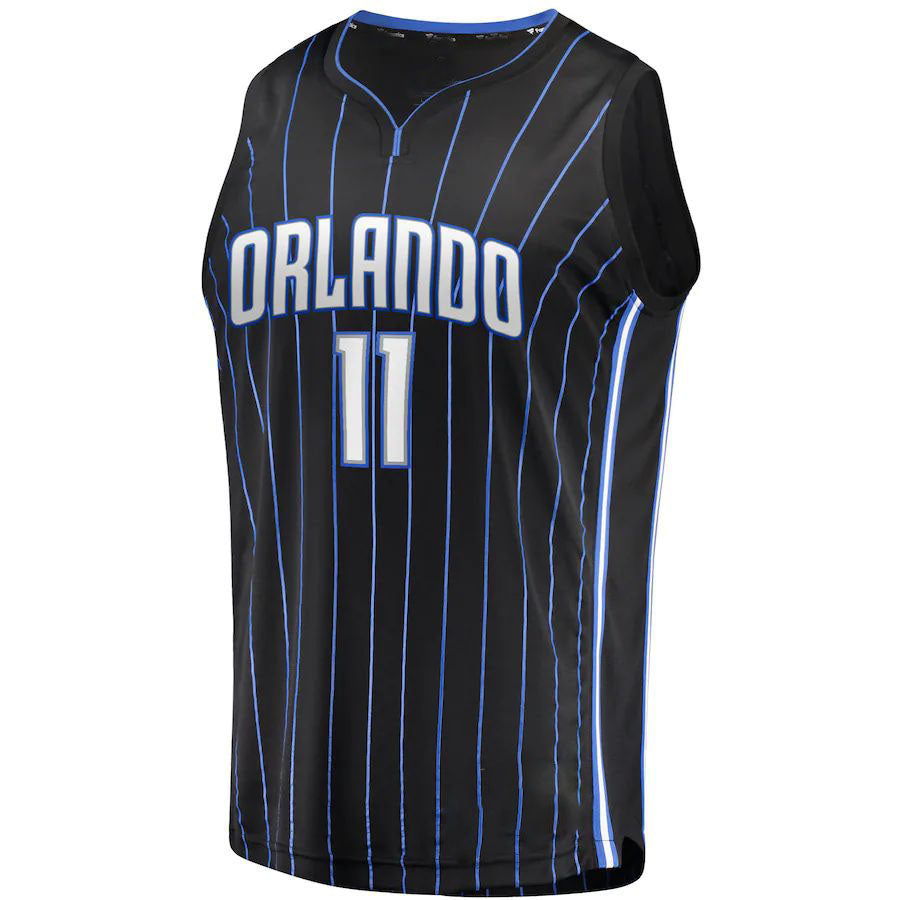O.Magic #11 Mohamed Bamba Supporters Branded 2021-22 Fast Break Replica Jersey  Icon Edition Black Stitched American Basketball Jersey