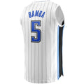 O.Magic #5 Mohamed Bamba Supporters Branded  Fast Break Replica Player Jersey Association Edition White Stitched American Basketball Jersey