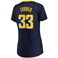 IN.Pacers #33 Myles Turner Supporters Branded Fast Break Player Replica Jersey Navy Icon Edition Stitched American Basketball Jersey