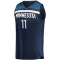 M.Timberwolves #11 Naz Reid Supporters Branded  Fast Break Replica Jersey Icon Edition Navy Stitched American Basketball Jersey