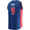 D.Pistons #9 Nerlens Noel Supporters Branded Fast Break Replica Jersey Icon Edition Blue Stitched American Basketball Jersey
