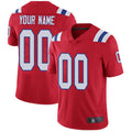 Custom NE.Patriots  Red Vapor Untouchable Player Limited Jersey Stitched American Football Jerseys