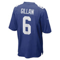 NY.Giants #6 Jamie Gillan Royal Game Player Jersey Stitched American Football Jerseys