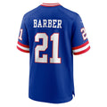 NY.Giants #21 Tiki Barber Royal Classic Retired Player Game Jersey Stitched American Football Jerseys