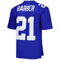 NY.Giants #21 Tiki Barber Mitchell & Ness Legacy Replica Jersey - Royal Stitched American Football Jerseys