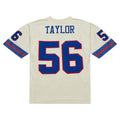NY.Giants #56 Lawrence Taylor Mitchell & Ness Chainstitch Legacy Jersey - Cream Stitched American Football Jerseys