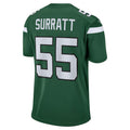 NY.Jets #55 Chazz Surratt Gotham Green Game Player Jersey Stitched American Football Jerseys