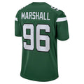 NY.Jets #96 Jonathan Marshall Gotham Green Game Jersey Stitched American Football Jerseys