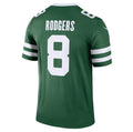 New York Jets #8 Aaron Rodgers Legend Jersey - Legacy Green American Football Jerseys