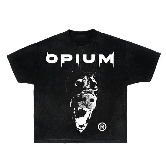 T-Shirt Opium Dobermann Streetwear Tee
