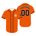 Custom Houston Astros Jerseys Baseball Orange Personalized Jersey Stitched Letter And Numbers For Men Women Youth Birthday Gift