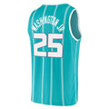 C.Hornets #25 PJ Washington Jr. Supporters Branded 2020-21 Fast Break Replica Jersey Icon Edition Teal Stitched American Basketball Jersey