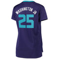 C.Hornets #25 PJ Washington Jr. Supporters Branded Women's Fast Break Replica Player Jersey Statement Edition Purple Stitched American Basketball Jersey