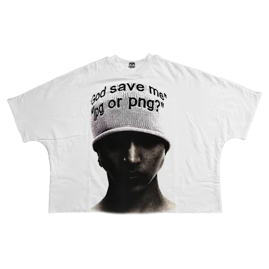 T-Shirt Streetwear Cropped Boxy Tee Unisex Cotton 280 GSM Heavyweight Casual Tee