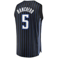 O.Magic #5 Paolo Banchero Supporters Branded 2022  Draft First Round Pick Fast Break Replica Player Jersey Icon Edition Black Stitched American Basketball Jersey