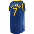 G.State Warriors #7 Patrick Baldwin Jr. Supporters Branded 2021-22 Fast Break Replica Jersey Icon Edition Royal Stitched American Basketball Jersey