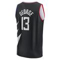LA.Clippers #13 Paul George Supporters Branded 2021-22 Fast Break Player Jersey Black Statement Edition Stitched American Basketball Jersey