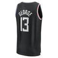 LA.Clippers #13 Paul George Supporters Branded 2022-23 Fastbreak Jersey City Edition Black Stitched American Basketball Jersey