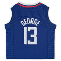 LA.Clippers #13 Paul George Infant 2020-21 Jersey Icon Edition Royal Stitched American Basketball Jersey