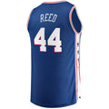 PH.76ers #44 Paul Reed Supporters Branded 2021-22 Fast Break Replica Jersey Icon Edition Royal Stitched American Basketball Jersey