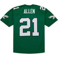 P.Eagles #21 Eric Allen Mitchell & Ness Legacy Replica Jersey - Kelly Green Stitched American Football Jerseys