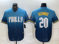 Philadelphia Phillies #20 Mike Schmidt Blue 2024 City Cool Base Baseball Jersey
