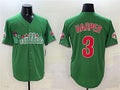 Philadelphia Phillies #3 Bryce Harper Green Phanatic Limited Stitched Baseball Jersey