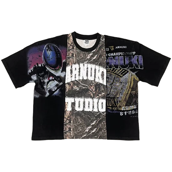 T-Shirt Prime Streetwear Cropped Boxy Tee Cotton 350GSM DTG Print Oversized Fit