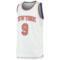 NY.Knicks #9 RJ Barrett Supporters Branded  2019  Draft First Round Pick Fast Break Replica Jersey Association Edition White Stitched American Basketball Jersey