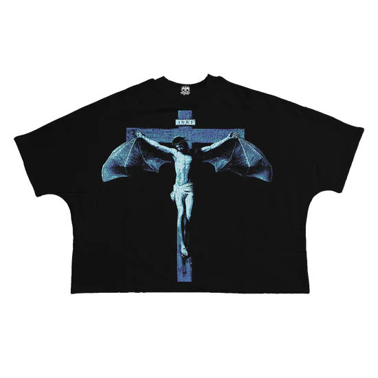 T-Shirt Rebirth Streetwear Cropped Boxy Cotton Tee Unisex 280GSM Breathable Everyday Wear