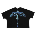 T-Shirt Rebirth Streetwear Cropped Boxy Cotton Tee Unisex 280GSM Breathable Everyday Wear