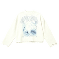 T-Shirt Return By Death Thermal Streetwear Unisex Waffle Cropped Long Sleeve Shirt 290 GSM Cotton Oversized Fit