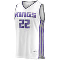 S.Kings #22 Richaun Holmes Supporters Branded Fast Break Player Replica Jersey Association Edition White Stitched American Basketball Jersey