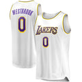 LA.Lakers #0 Russell Westbrook Supporters Branded 2020-21 Fast Break Replica Player Jersey White Association Edition Stitched American Basketball Jersey