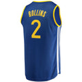 G.State Warriors #2 Ryan Rollins Supporters Branded 2021-22 Fast Break Replica Jersey  Icon Edition Royal Stitched American Basketball Jersey