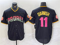 San Diego Padres #11 Yu Darvish Black Cool Base Stitched Baseball Jersey