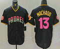 San Diego Padres #13 Manny Machado Black 20th Anniversary Cool Base Stitched Baseball Jersey