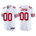 Custom SF.49ers 2022 New White Vapor Untouchable Stitched American Football Jerseys